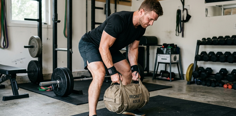 Dumbbell Sandbag Arms