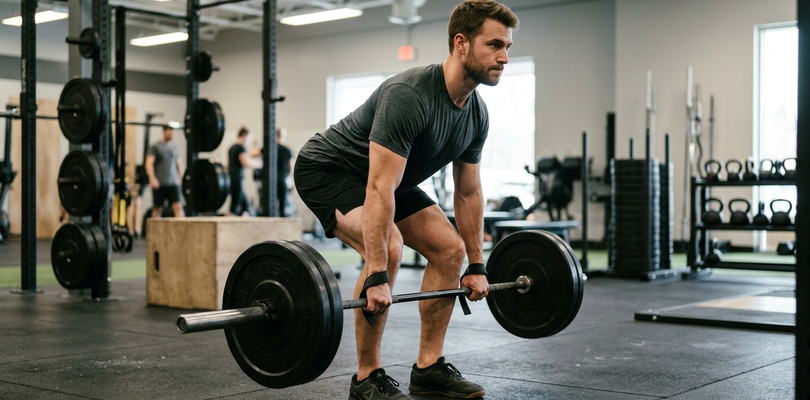 Sandbag Bridge Knee Drive